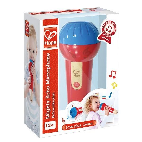 Интерактивная игрушка Hape Микрофон деревянный