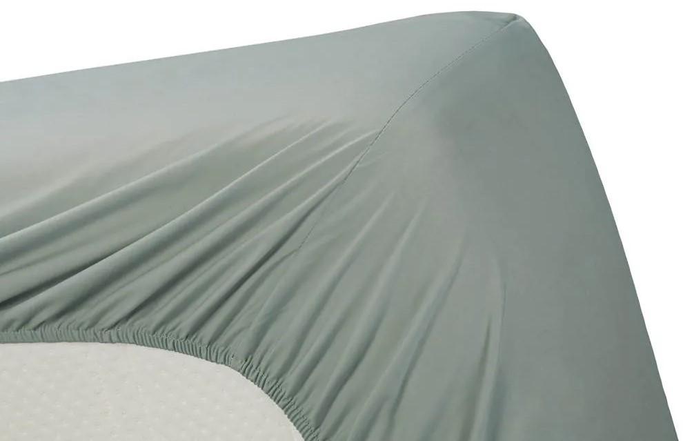 Cearsaf pentru pat Ambiante Cotton Uni 160x200 Blue