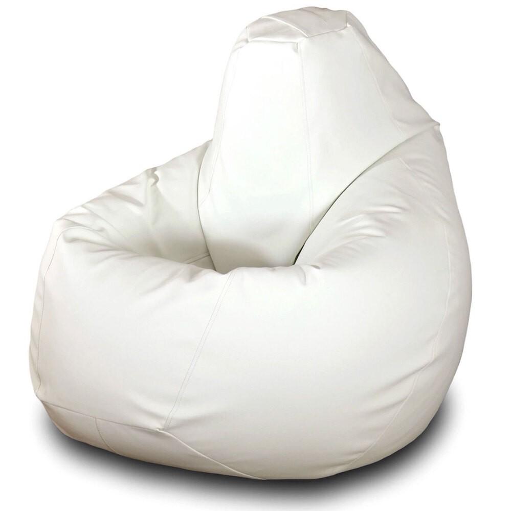 Fotoliu puf Beanbag Gloss Pear Max L White
