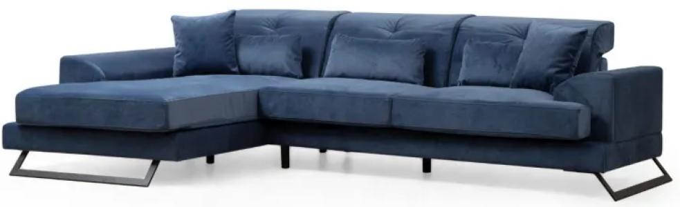 Canapea coltar Trendy Frido Stanga (Chl+3R) - Bleumarin
