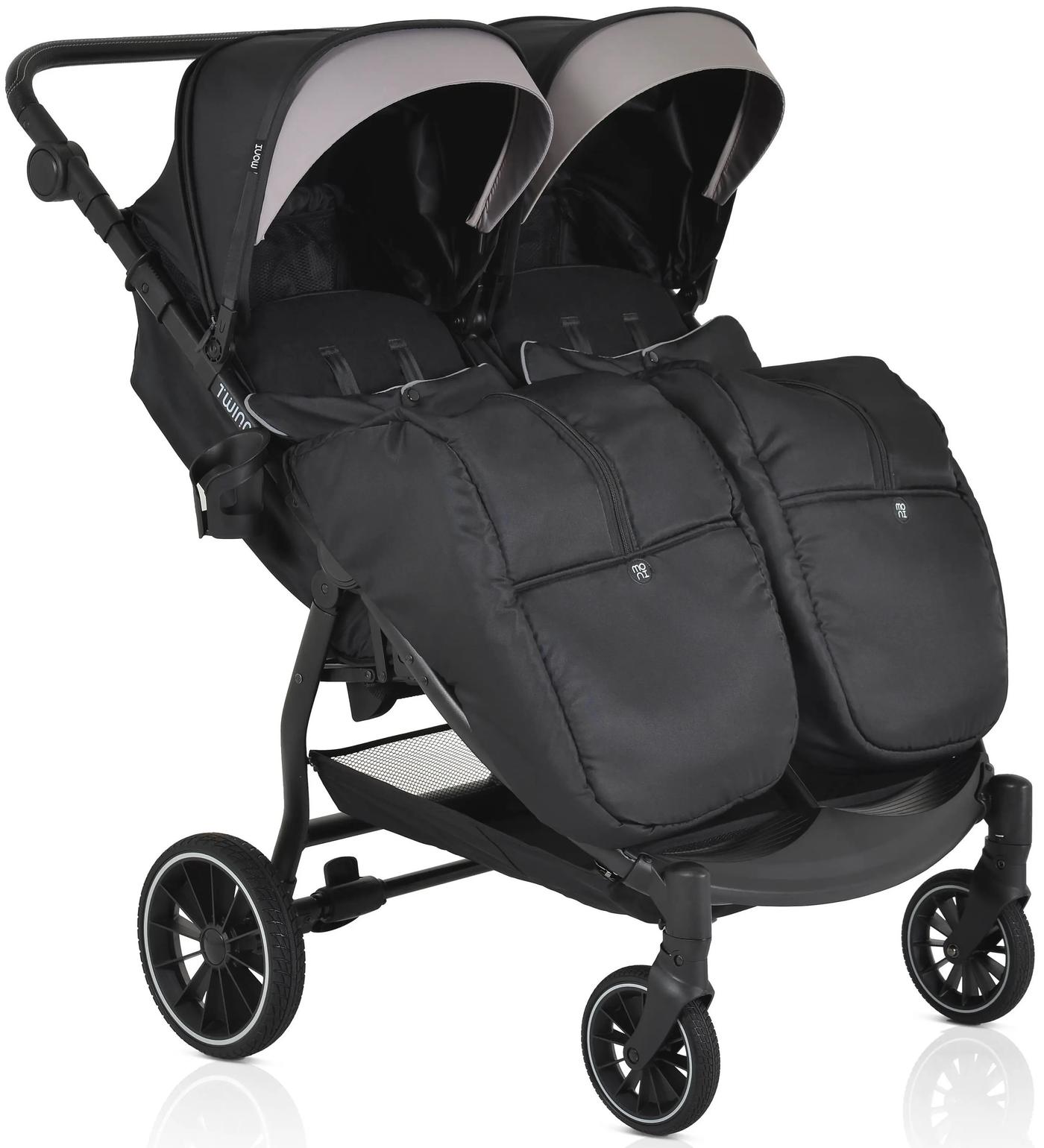 Коляска для двойни Moni TwinGo Onyx