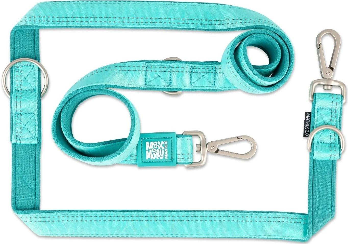 Шлейка для собак Max & Molly Multi-Function Matrix 2.0 Turquoise XS