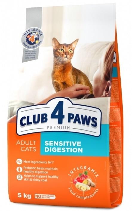 Сухой корм для кошек Club4Paws Adult Cats Sensitive Digestion 2kg