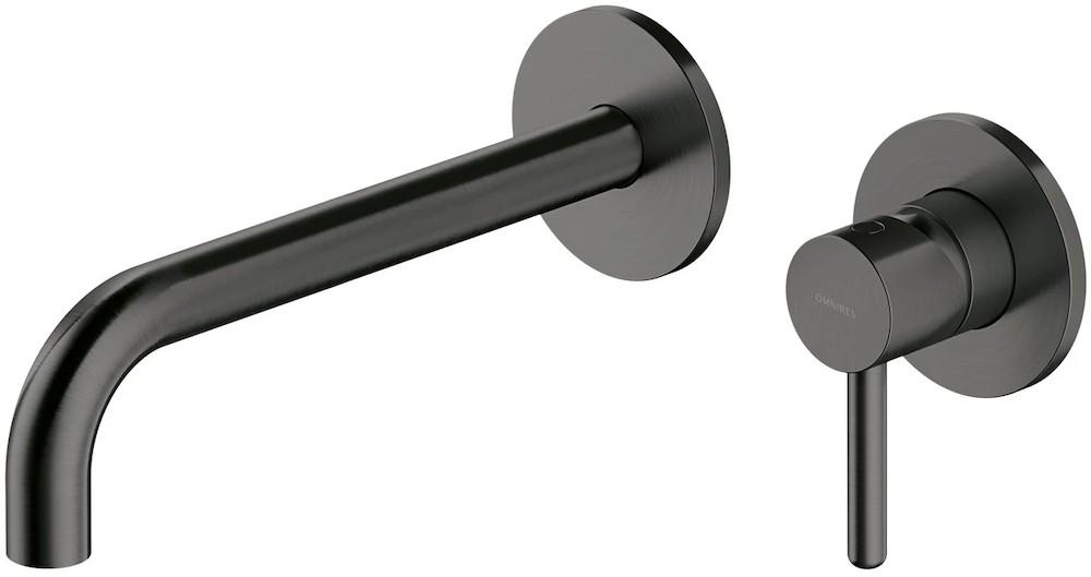 Смеситель для умывальника Omnires Y Brushed Graphite Y1215HLGR (19-21cm)