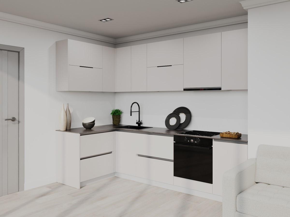 Кухонный гарнитур Bayro Monti Cucine 2.8x1.4 м Cashmere