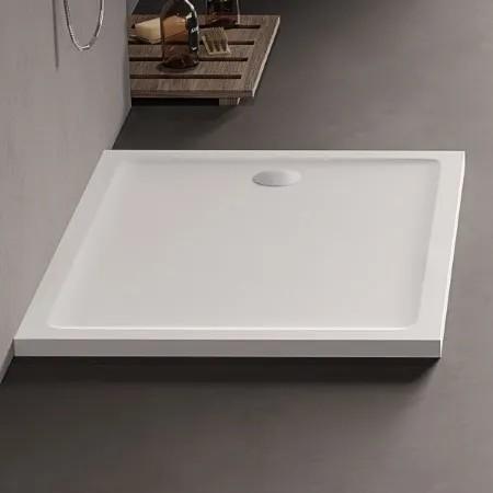 Поддон для душа New Trendy Mild Rectangular White 120x80x4.5mm B-0635
