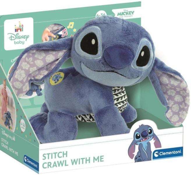 Мягкая игрушка Clementoni Crawl With Me Stitch (17537)