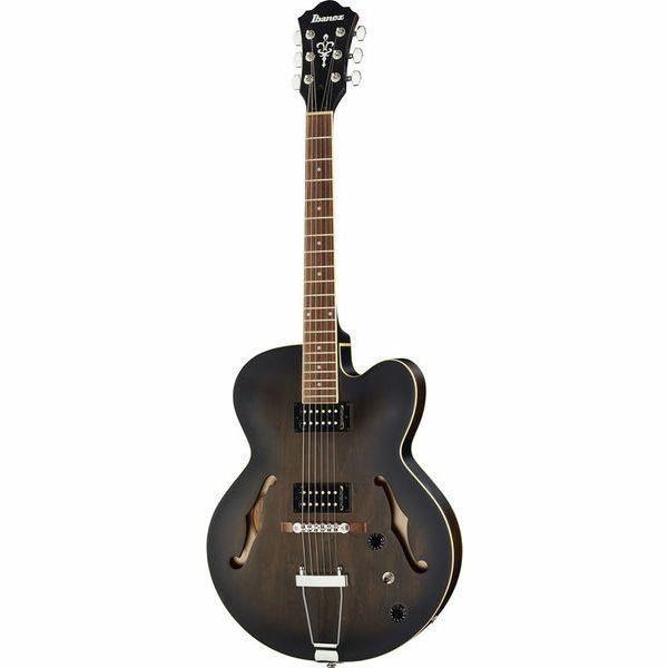 Электрическая гитара Ibanez AF55 TKF Hollow-Body (Transparent Black Flat)