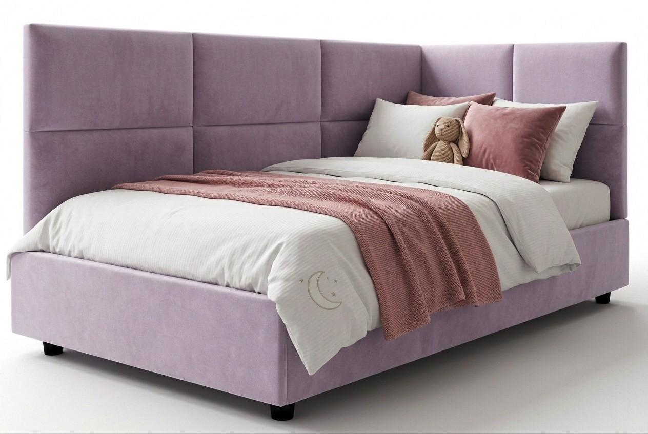 Pat copii Aurus Bruno 90x200 Violet Deschis