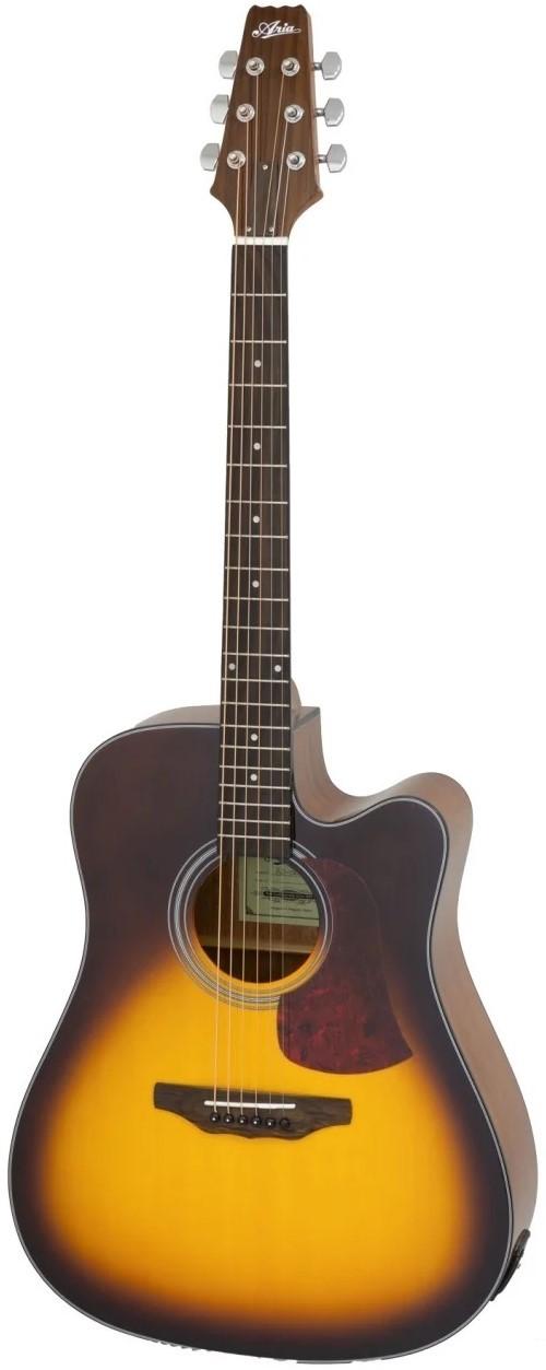 Электро-акустическая гитара Aria AD-10CE TS