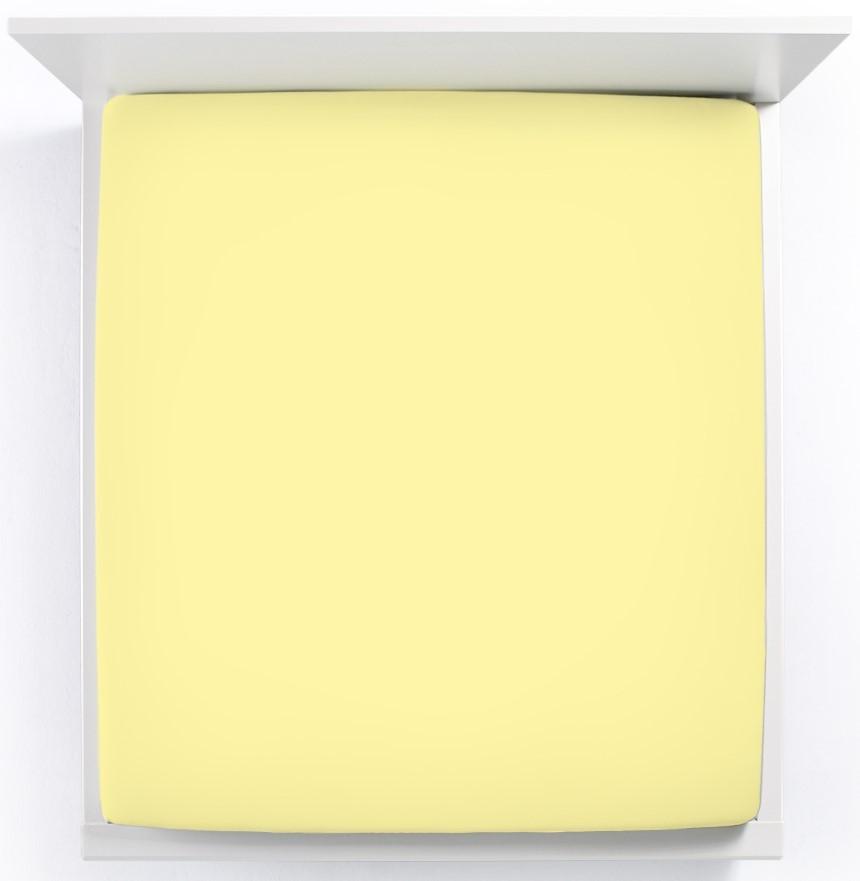 Cearsaf pentru pat Formesse Bella Gracia Light yellow 140x190-160x220