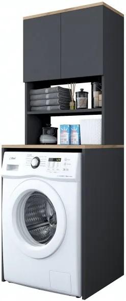 Dulap de baie Trendy KD101 - 2674 Nuc/Antracit