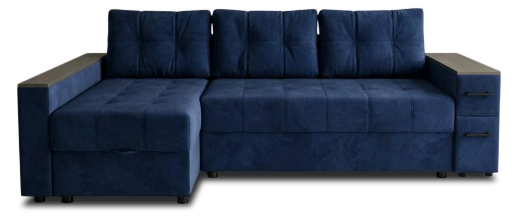 Угловой диван Aurus Nicoli 255x150 см Allure Navy