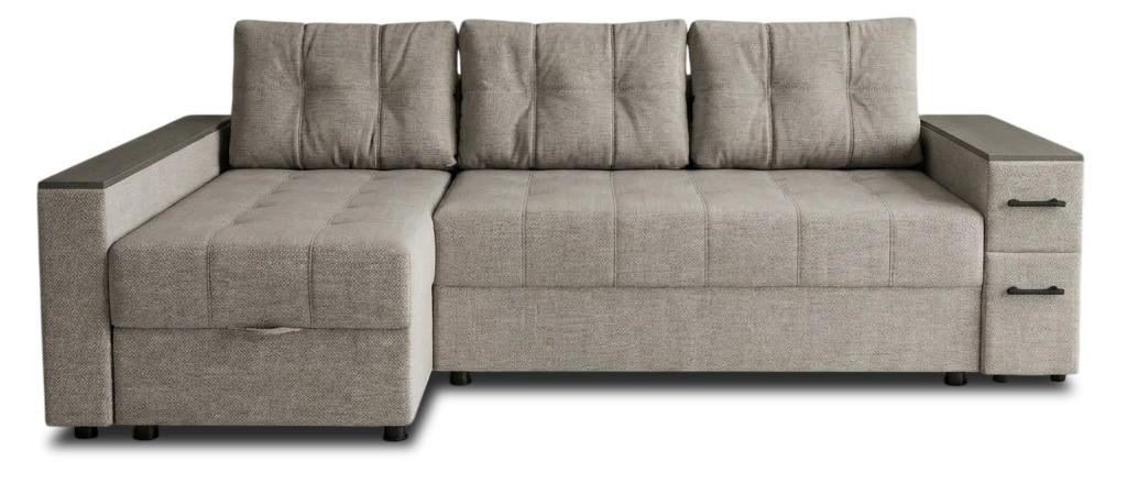 Угловой диван Aurora Nicoli 255x150 см Favorite Light Taupe