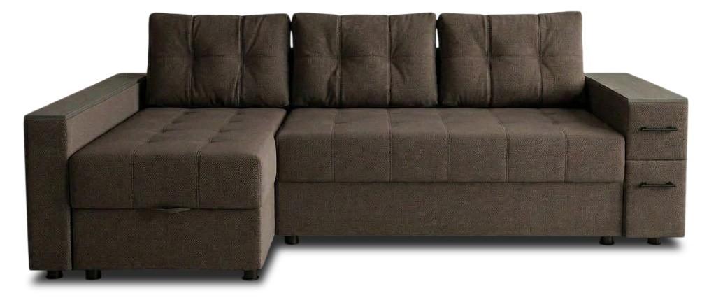 Угловой диван Aurus Nicoli 255x150 см Great Chocolate