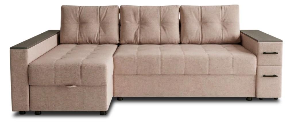Угловой диван Aurus Nicoli 255x150 см Great Dusty Rose