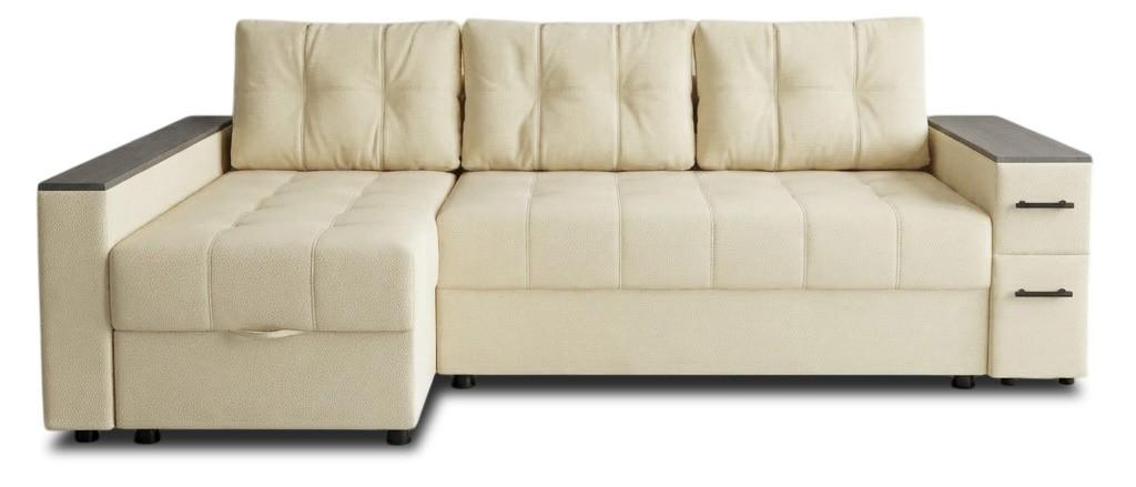 Угловой диван Aurus Nicoli 255x150 см Great Ecru