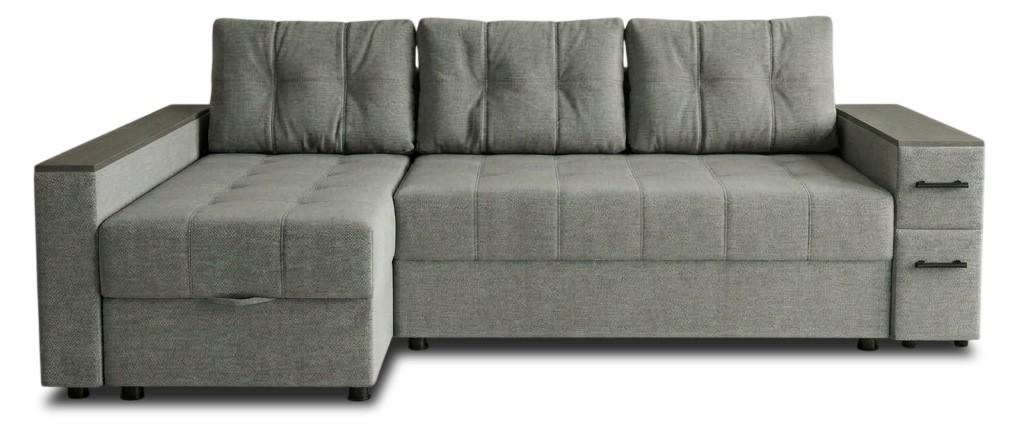 Угловой диван Aurus Nicoli 255x150 см Great Grey