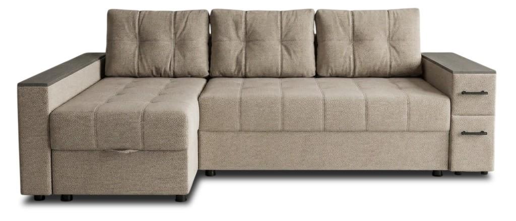 Угловой диван Aurus Nicoli 255x150 см Great Latte
