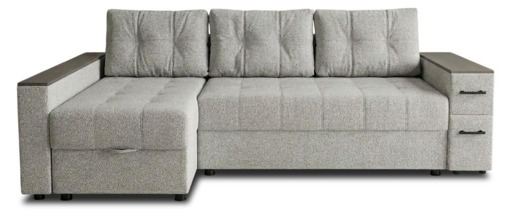 Угловой диван Aurus Nicoli 255x150 см Great Light Grey