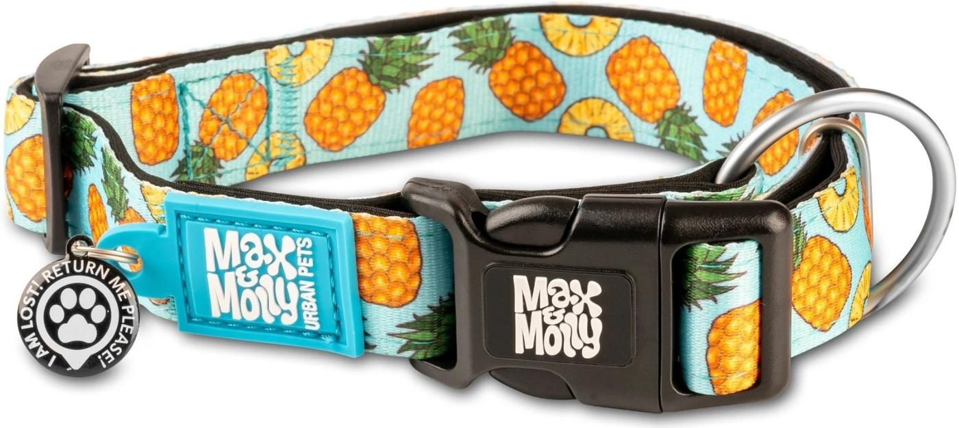 Ошейник для собак Max & Molly Smart ID Sweet Pineapple L
