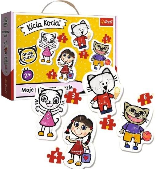 Puzzle Toys outlet „3 pisici: 4 în 1”