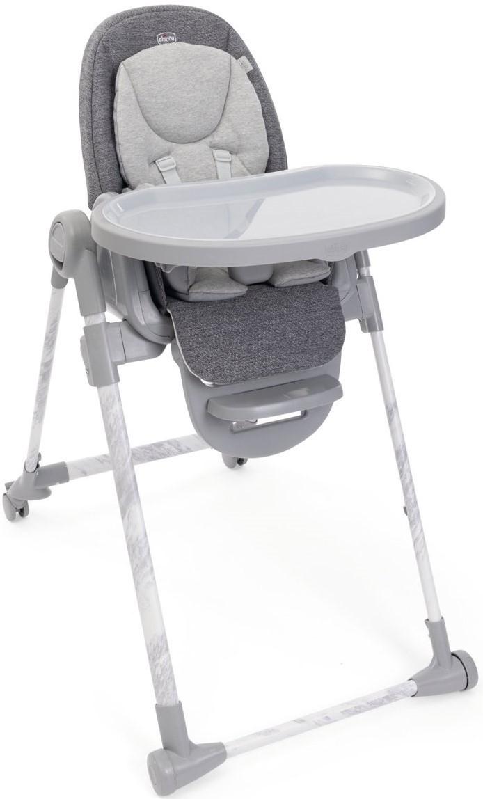 Стул для кормления с регулировкой по высоте Chicco Polly Armonia Carrara