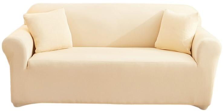 Husa pentru canapele Relaxe Home Solid Sofa Cover 2 locuri (145-185 cm) Bej deschis