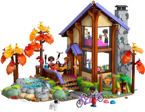 Constructor LEGO Friends Cabană confortabilă în pădure în toamnă