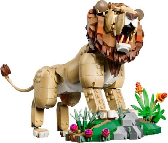 Конструктор LEGO Creator 3-in-1 Дикие животные: Величественный лев