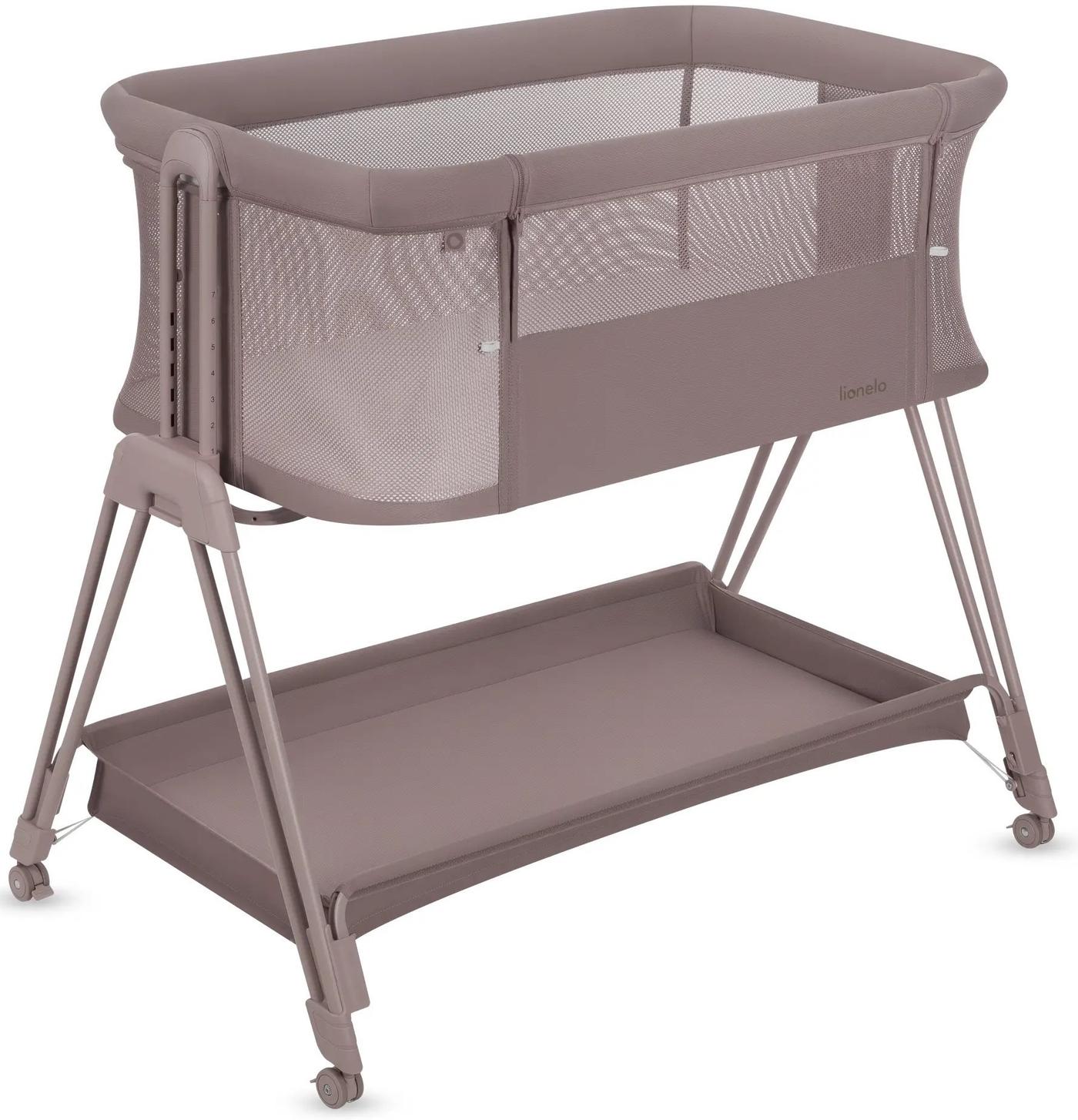 Patut copii Lionelo Luna Beige Taupe