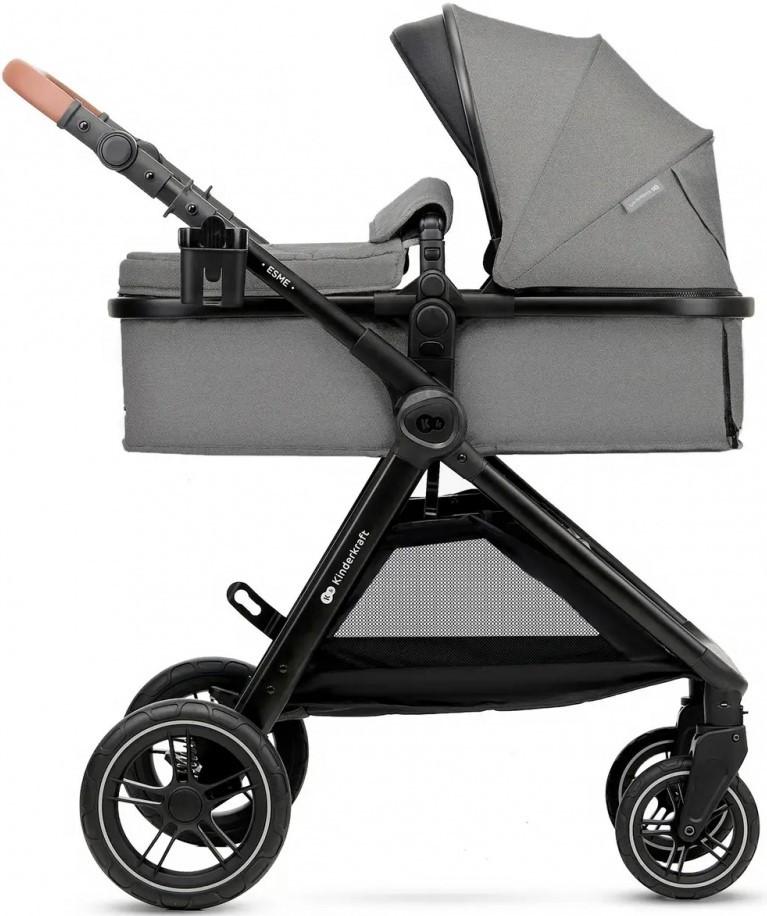 Коляска 2 в 1 KinderKraft Esme Moonlight Grey (KSESME00GRY2000)