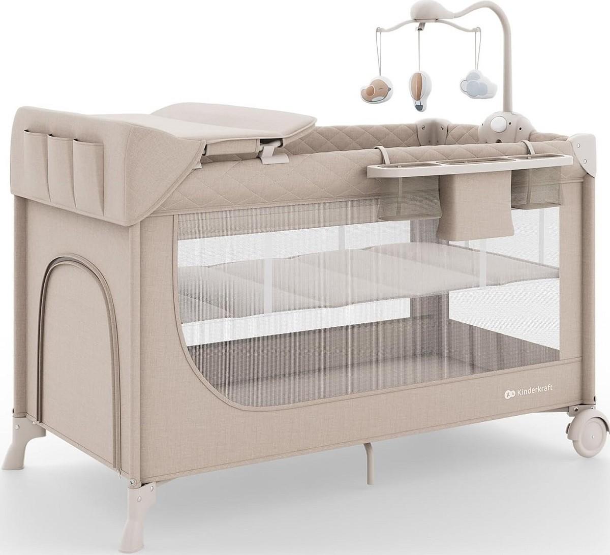 Манеж KinderKraft Leody UP Biege (KCLEODUPBEG00AC)