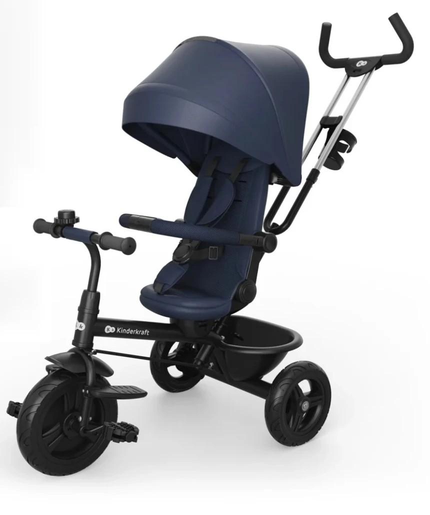 Трицикл KinderKraft Aston 2 Plus Navy (KRASTO02NAVPL00)