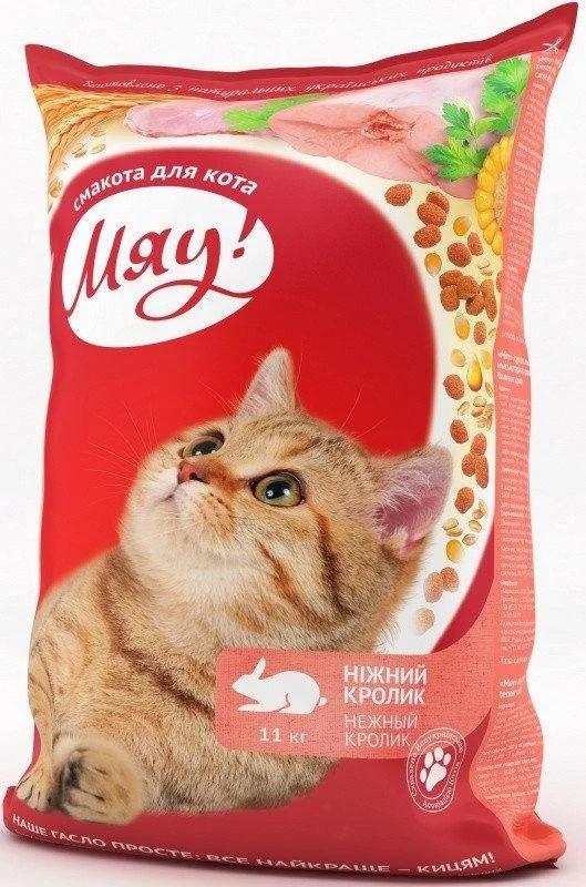 Hrana uscata pentru pisici Myau Adult Rabbit 11kg