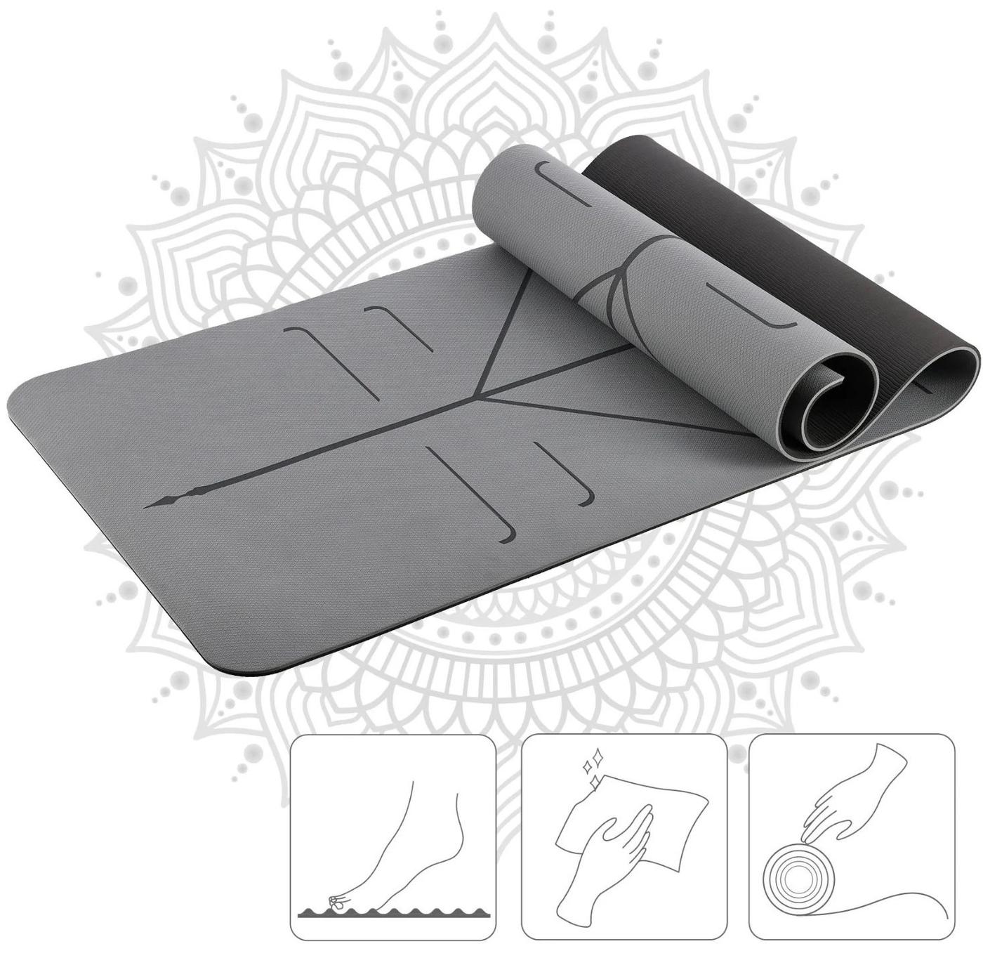 Covoras pentru fitness HMS YM10 Grey