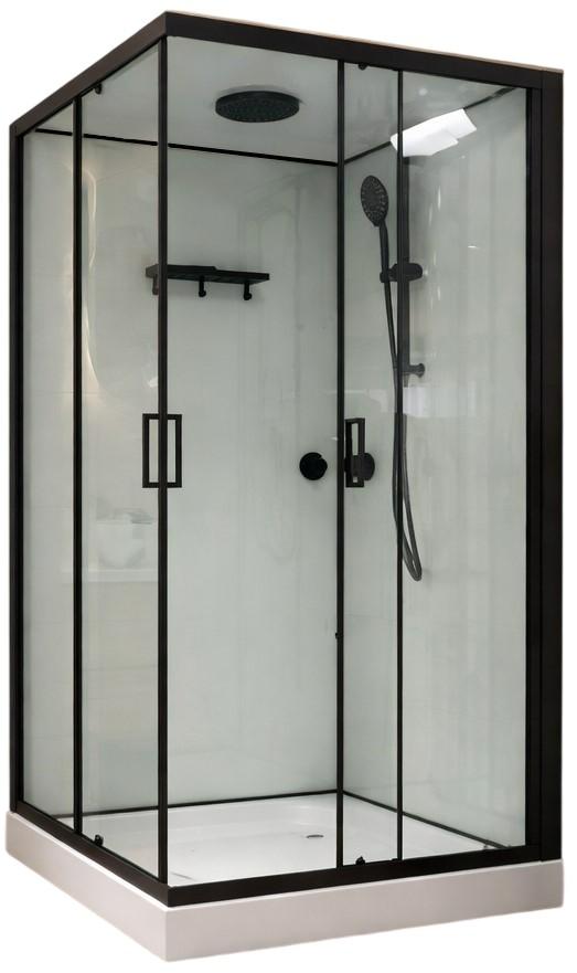 Душевая кабина Linia H2O Victoria Plus 100x100 Черный