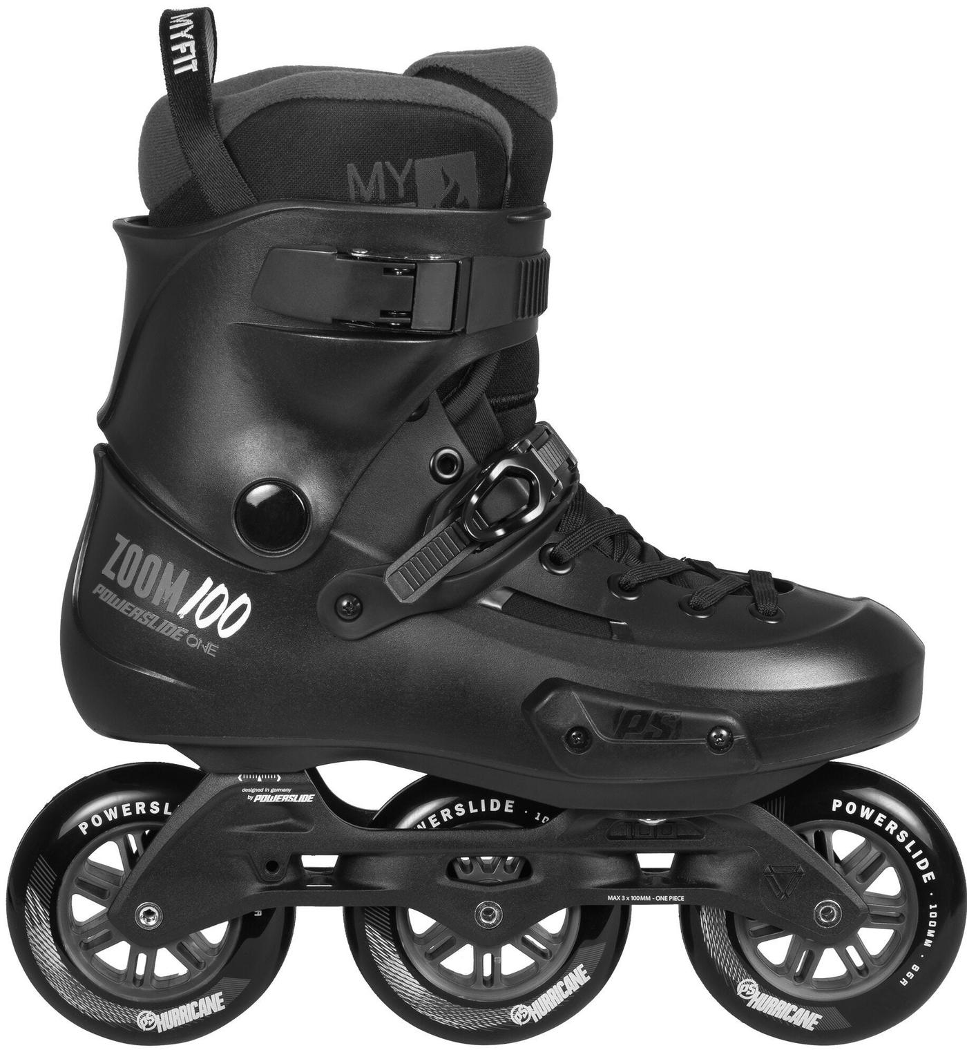 Роликовые коньки Powerslide Zoom Pro 100 Black Size 43-44