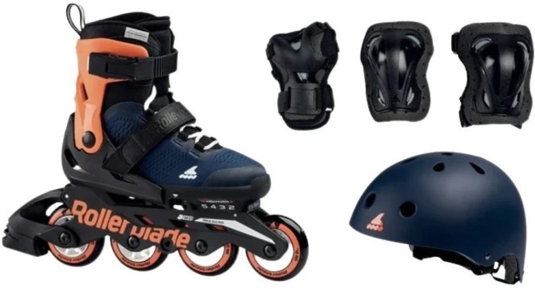 Role copii Rollerblade  Microblade Cube Blu Notte/Aran size 28-32