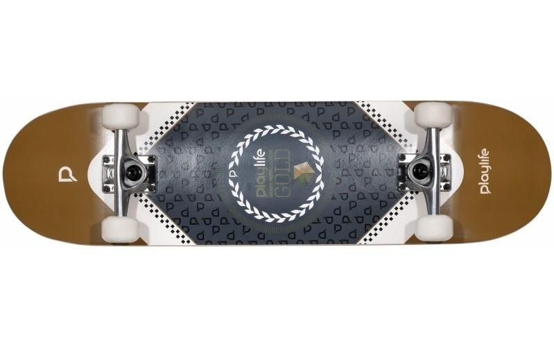 Skateboard Playlife Hardcore (880277) Gold