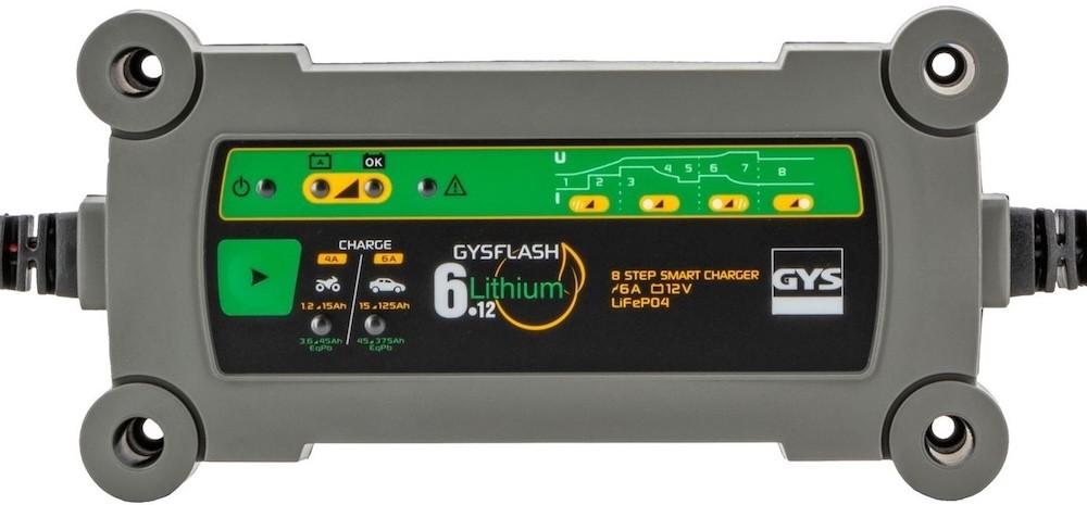 Зарядное устройство для автомобильного аккумулятора GYS GYSFLASH 6.12 LITIU