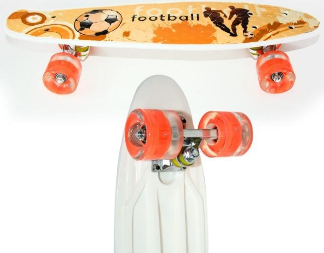 Skateboard New World YB-103 Fotball Beige