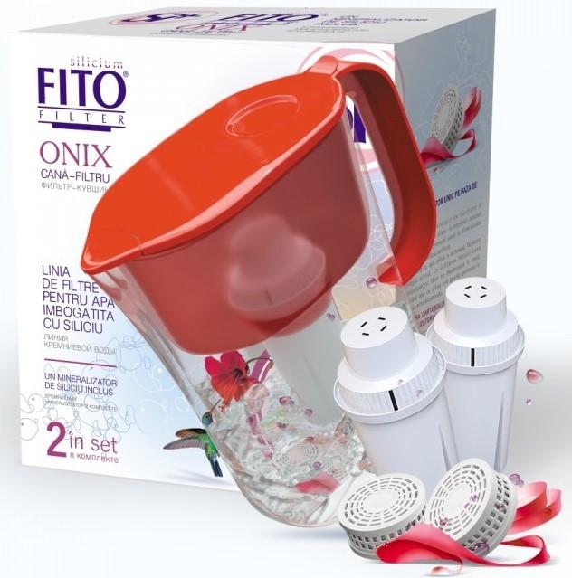 Cană filtrantă pentru apă Fito Filter Onix SI+ Red