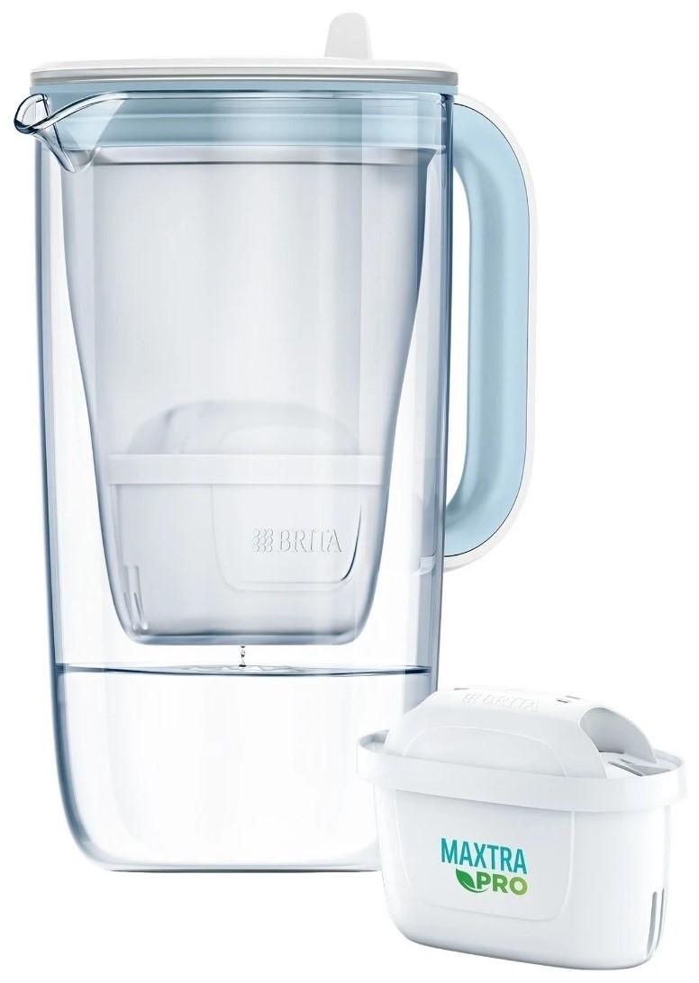 Фильтр-кувшин для воды BRITA Glass Jug One Light-Blue