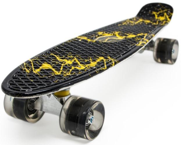 Skateboard New World YB-104 Black/Yellow