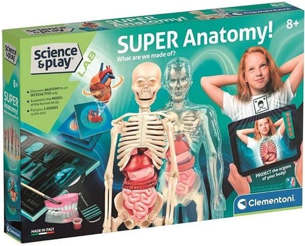 Set de cercetare pentru copii Clementoni Super Anatomy (75104)