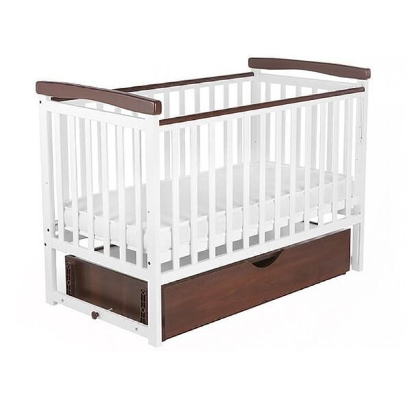 Детская кроватка Eucalyptus Charlene-Combi Premium (DS-301) Белая/Орех