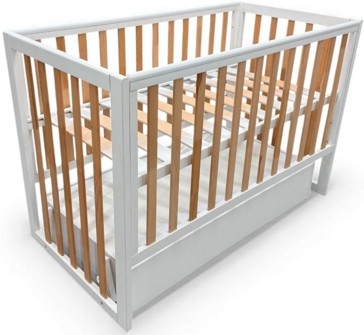 Patut copii Eucalyptus Mia Premium Elite Transversal (DS-406) Alb/Natural