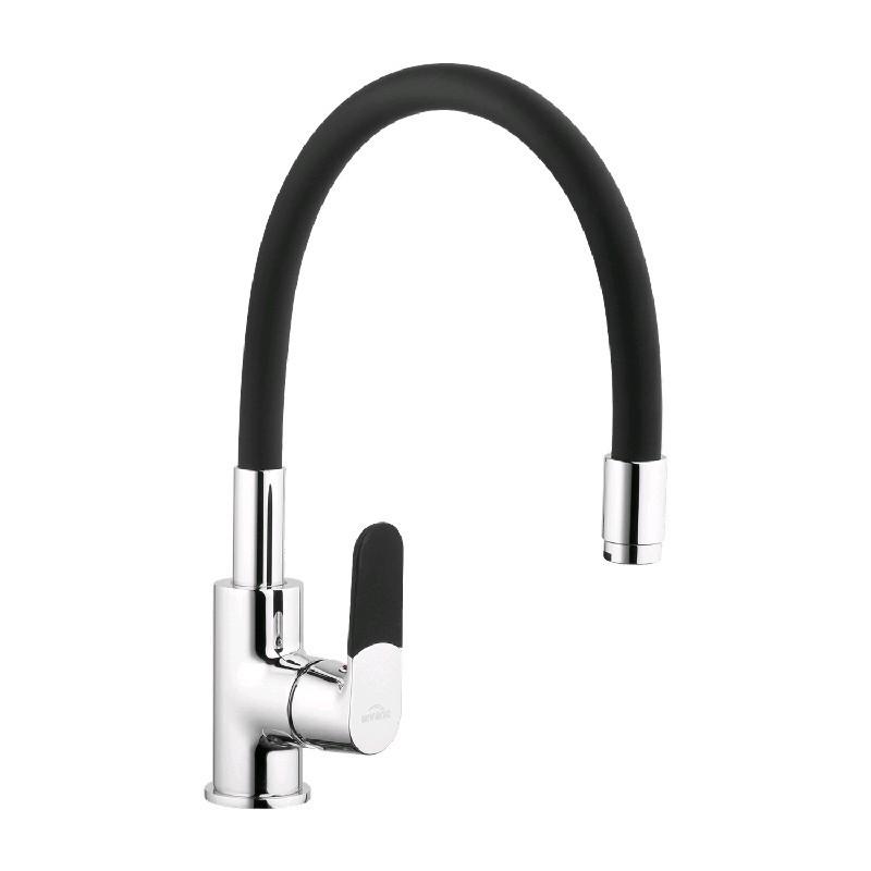 Baterie pentru lavoar Invena Joga Black/Chrome