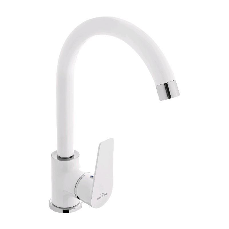 Baterie pentru lavoar Invena Dokos White